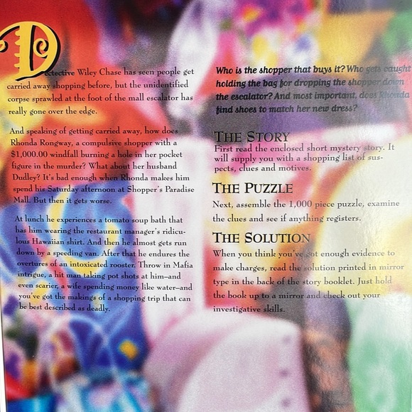 💙BEPUZZLED Mystery Puzzle ,”Shop til You Drop “ - Picture 5 of 10